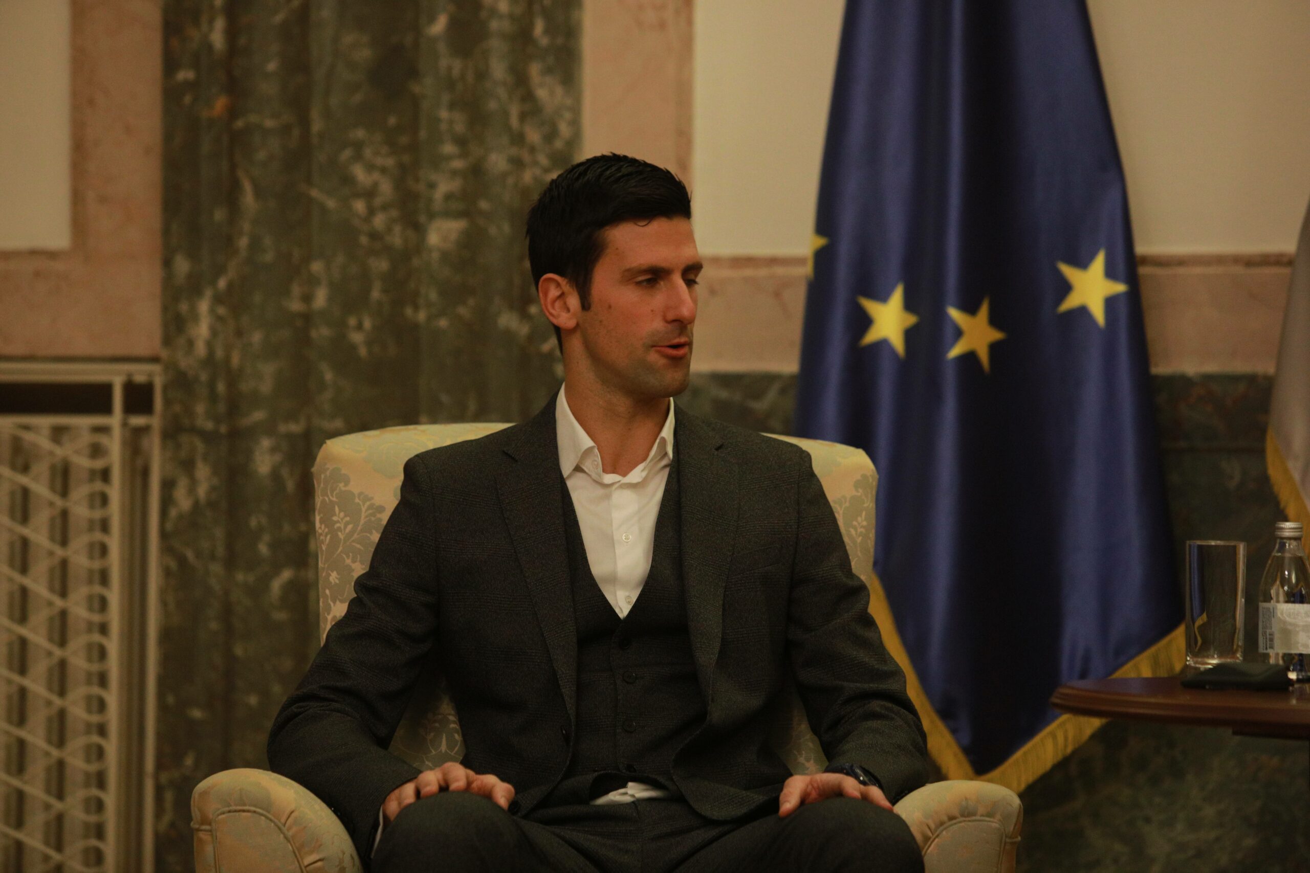 Novak Đoković u Predsedništvu Srbije Foto: Beta, Miloš Miškov