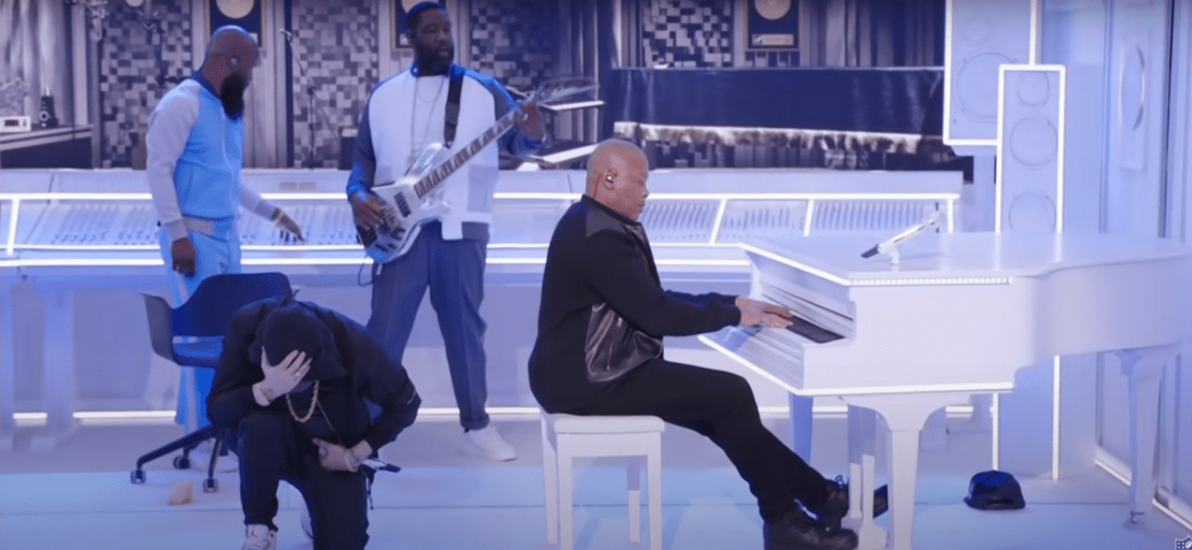 Eminem, nastup na Super Bowl 2022.