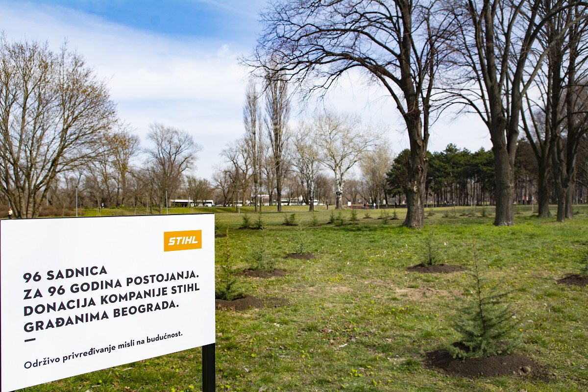 Stihl i Gradsko zelenilio zasadili 96 kedrova