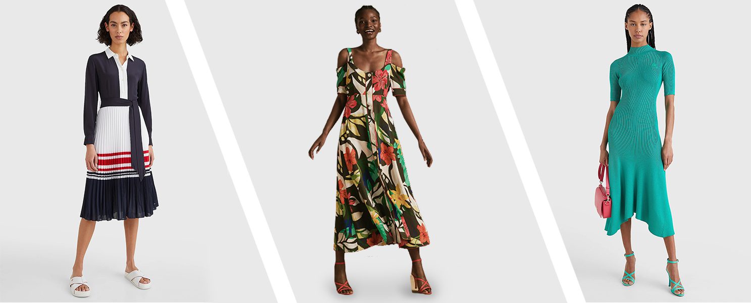 plisirana midi haljina svilena midi haljina rebrasta midi haljina