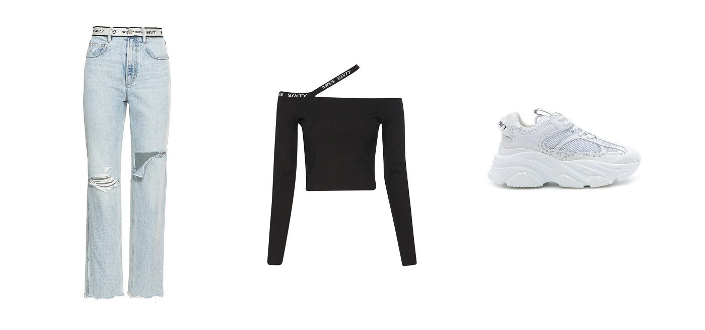 farmerke džemper patike