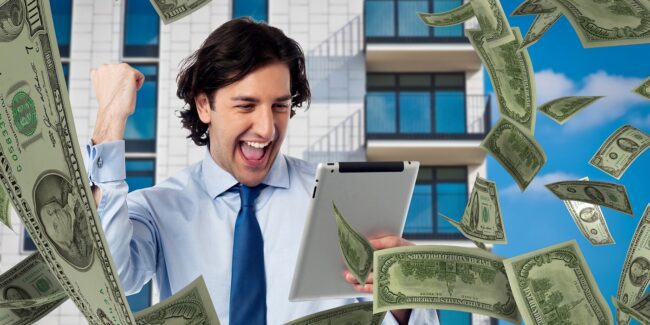 Čovek sa parama, bogati