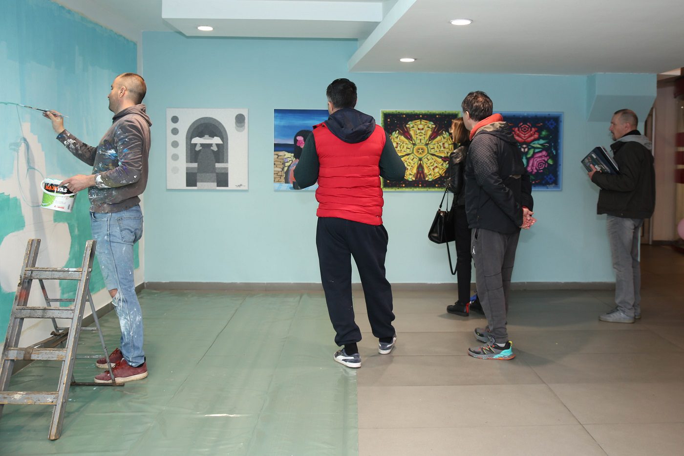 Oslikavanje zida Peđa Te8