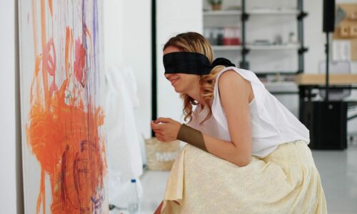 Slikanje zatvorenih očiju,