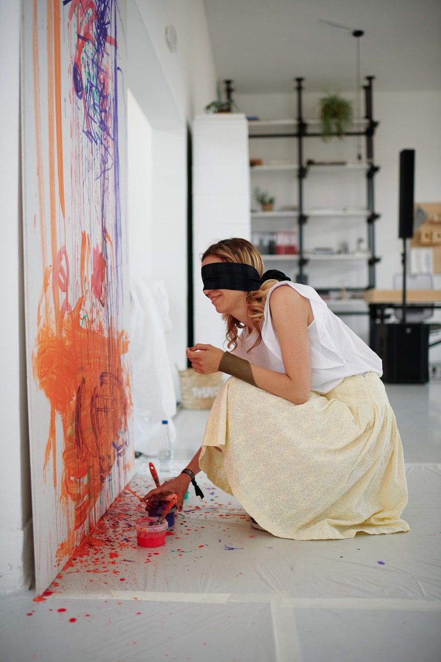 Slikanje zatvorenih očiju,