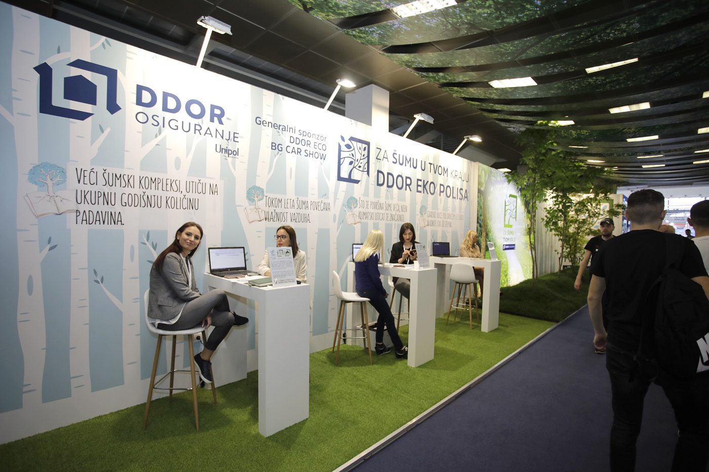 Štand DDOR osiguranja na DDOR ECO BG CAR SHOW