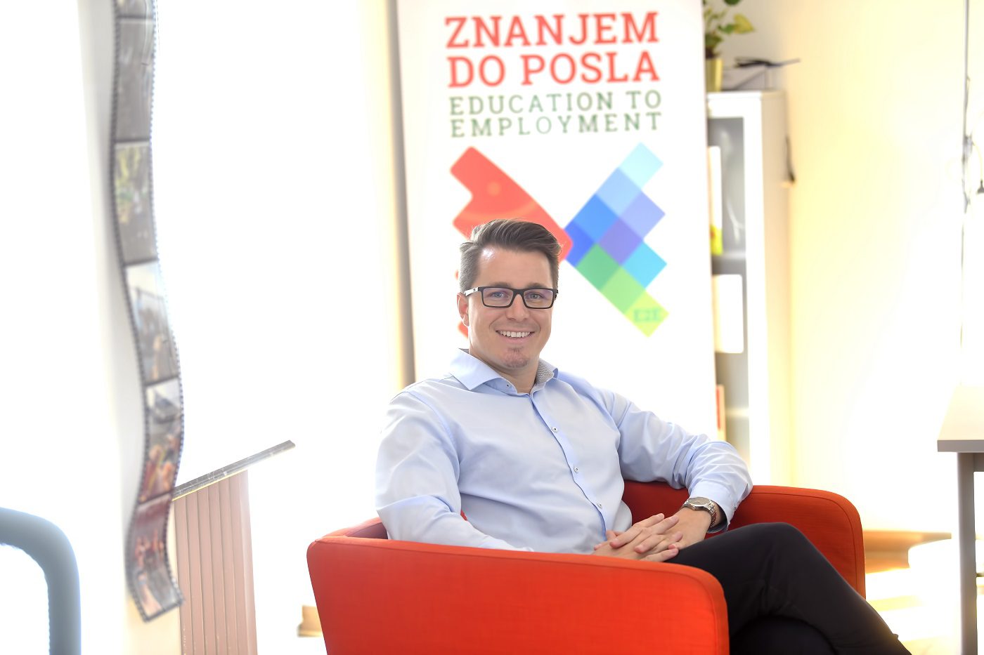 Oliver Štrajt, direktor projekta "Znanjem do posla"