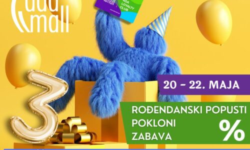 Ada Mall treci rođendan