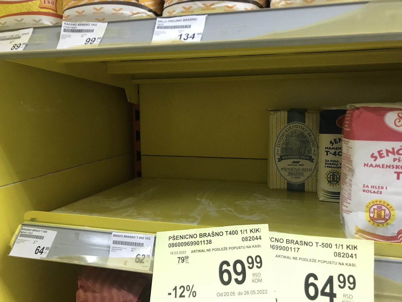 Nestašica brašna i šećera