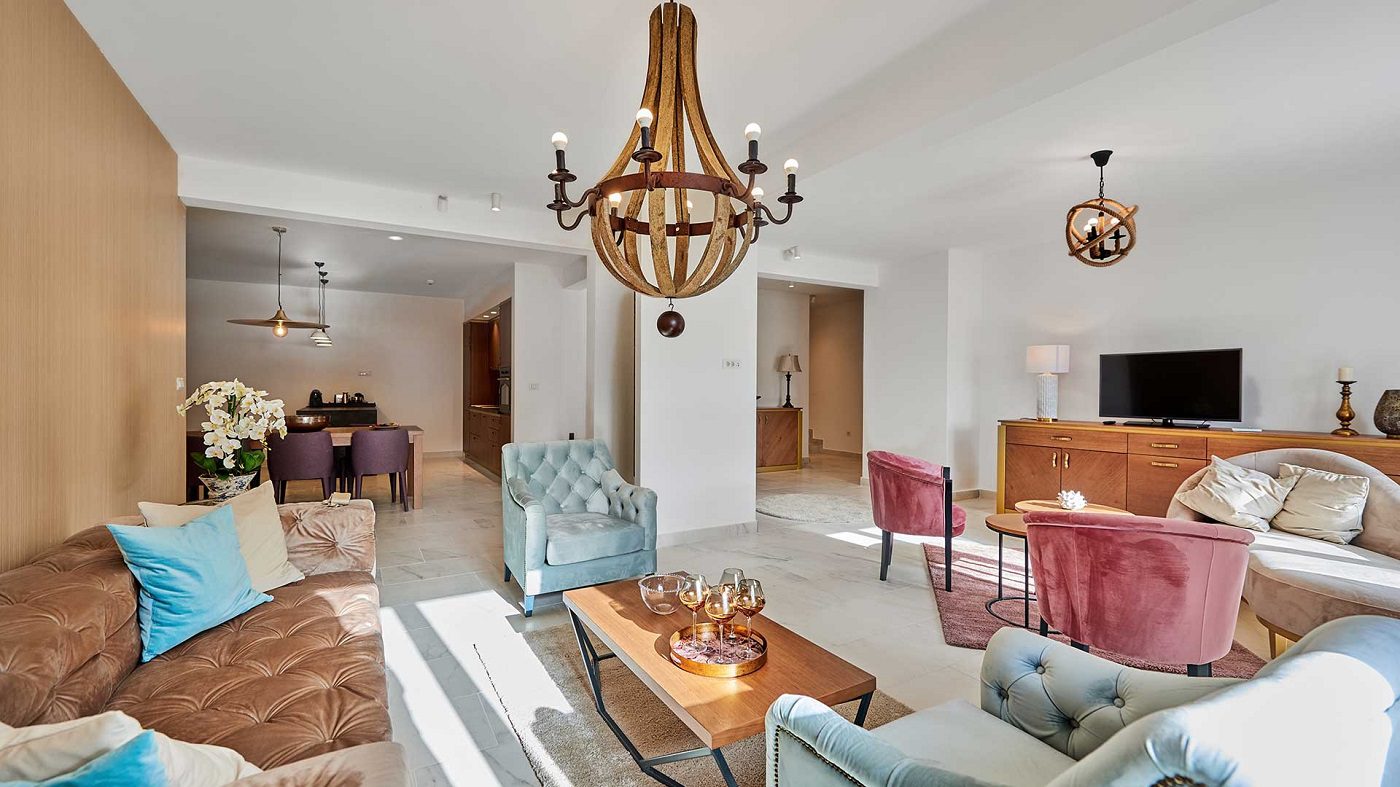 Enterijer vile na obali mora