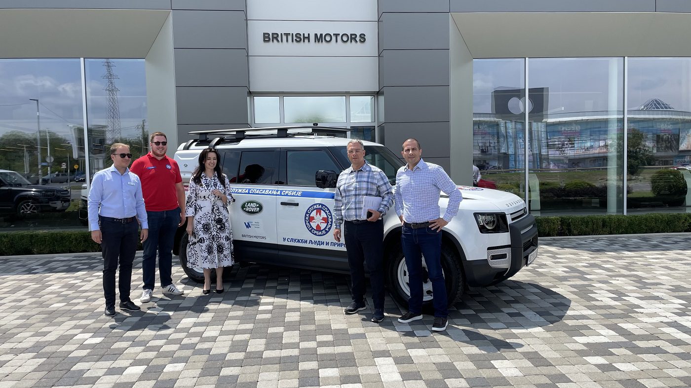 predstavnici Land Rovera i Gorske službe spasavanja