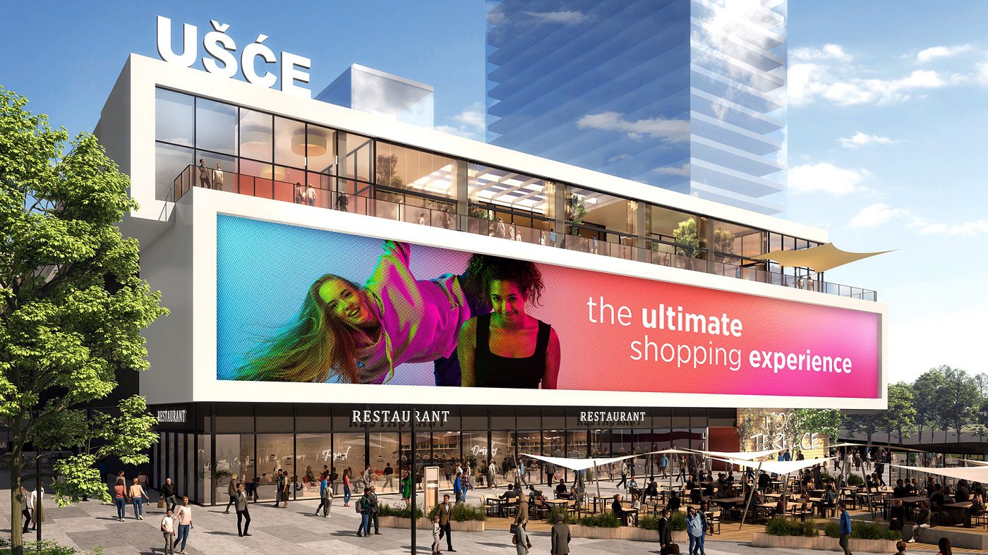 Novi izgled Ušća (render)