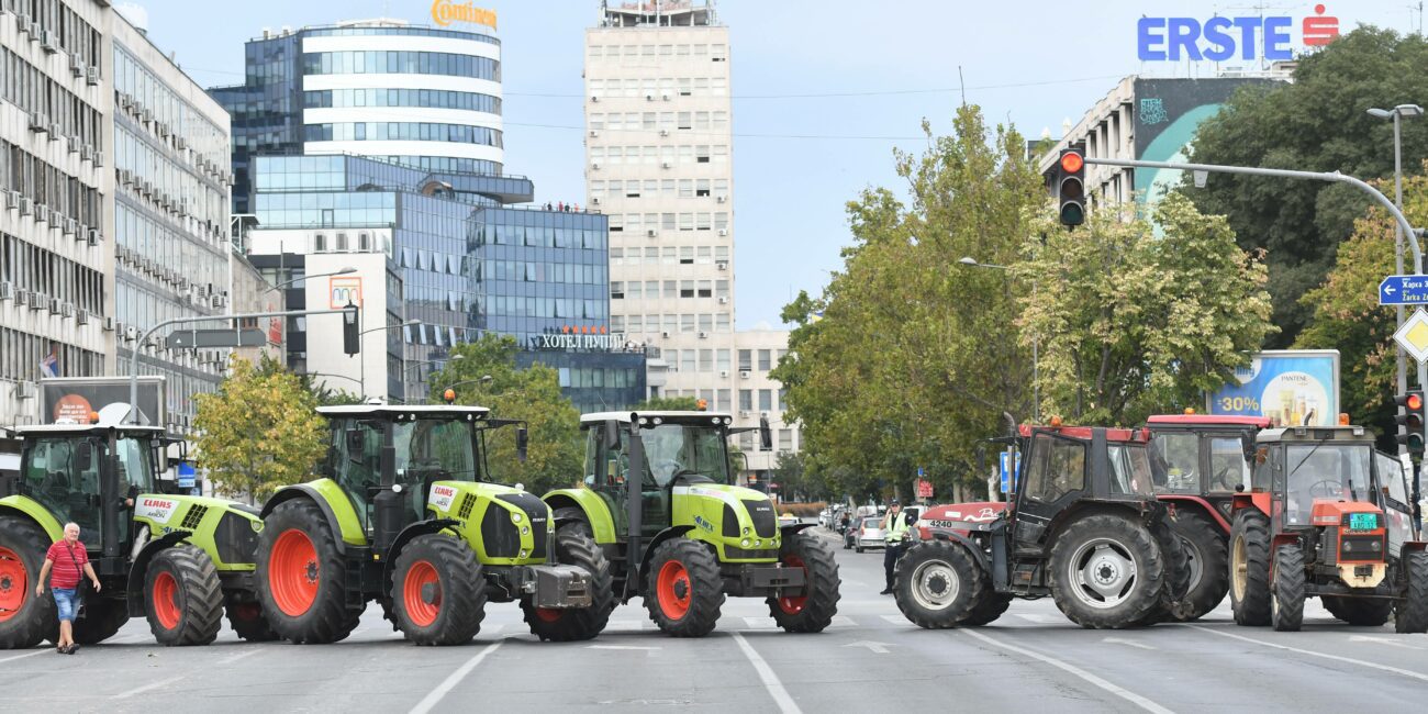 Poljoprivrednici, blokada