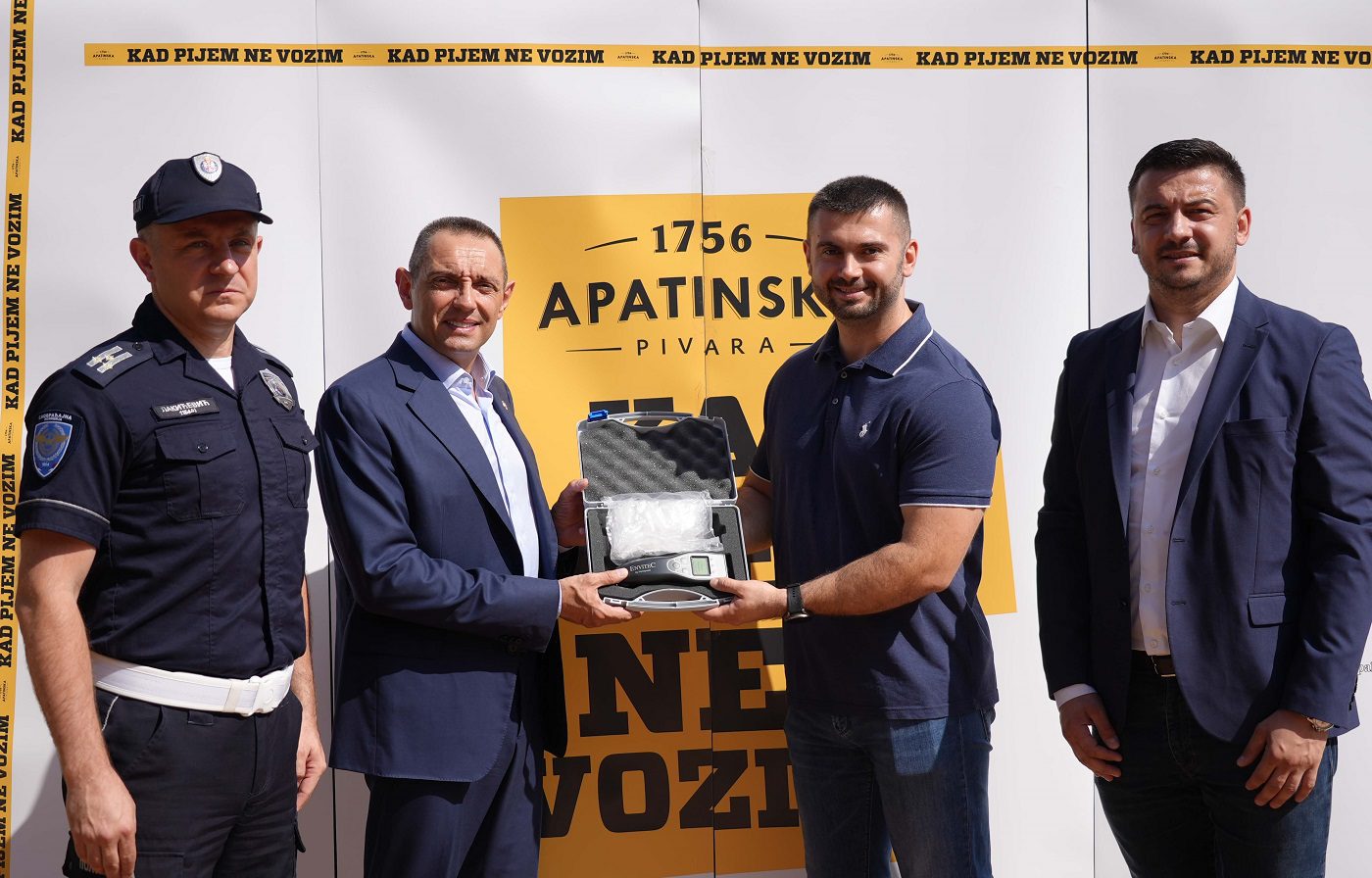 Dodela alkometara, Apatinska pivara