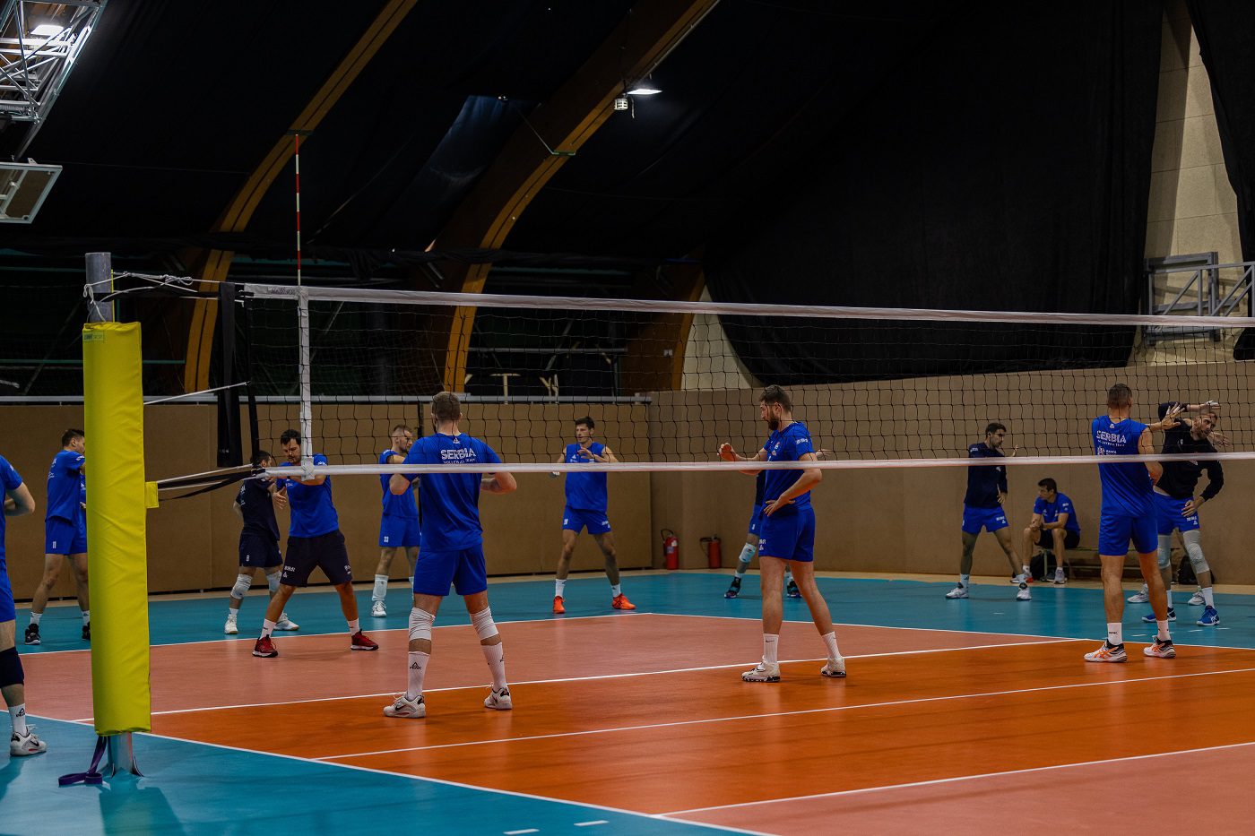 Trening muške odbojkaške reprezentacije u hotelu Grand 