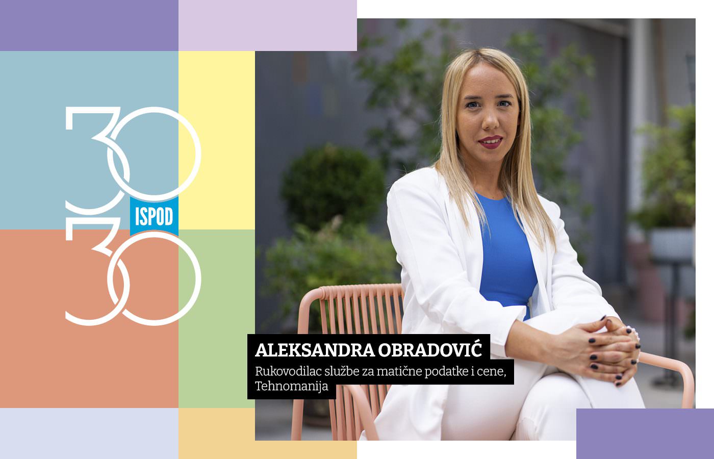 Aleksandra Obradović, Rukovodilac službe za matične podatke i cene, Tehnomanija