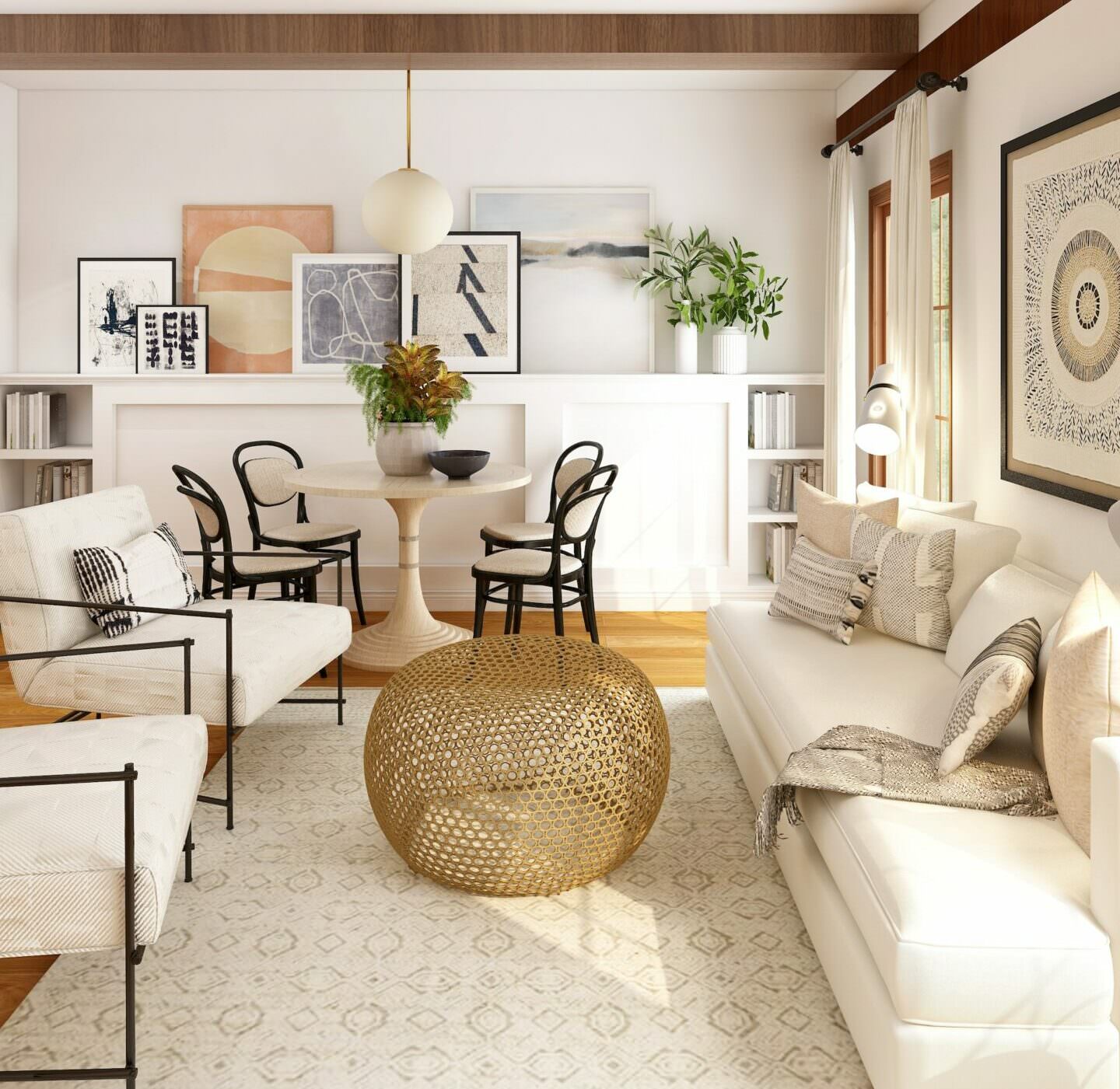 Dizajn enterijera, dnevna soba (Unplash)