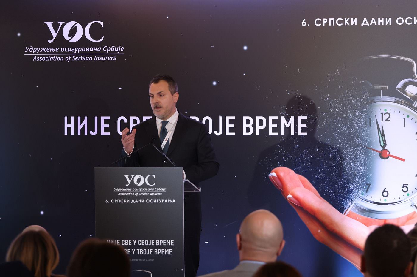 Francesco Masci, predsednik IO DDOR na zatvaranju Srpskih dana osiguranja