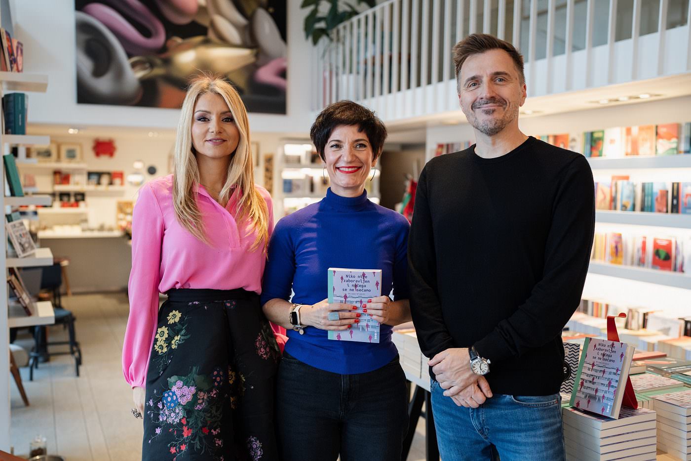 Milena Mićanović, Mirjana Drljević i Ivan Bevc