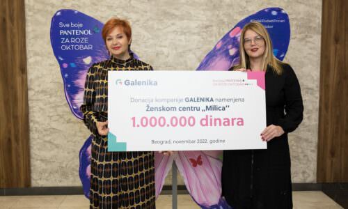 Uručenje donacija, Galneika Ženski centar Milica, rak dojke