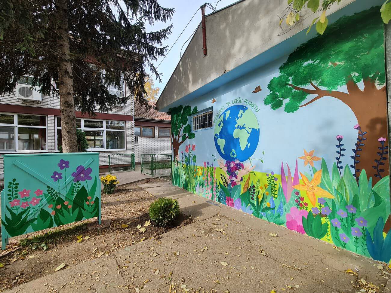 mural, projekat Baci pet za reciklažu
