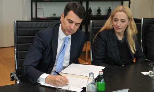 Banca Intesa i KfW - potpisivanje ugovora o kreditnoj liniji od 35 miliona evra