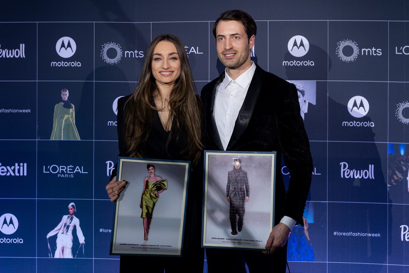 Najbolji manekeni Nadežda Dimitrijević i Nikola Bljanić