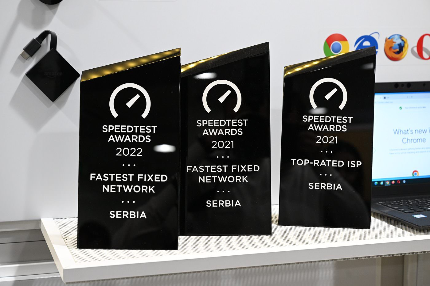 Ookla nagrade, SBB kompanija