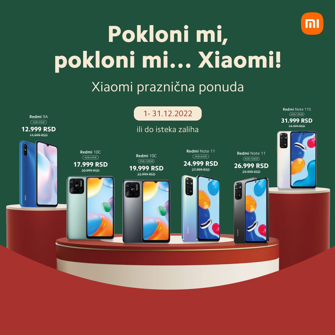 Xiaomi praznična akcija