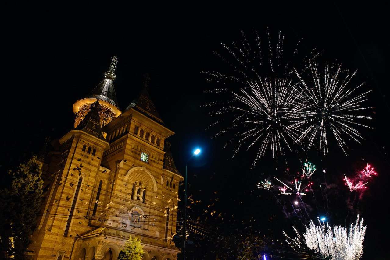 Temišvar, Nova godina (Pixels)