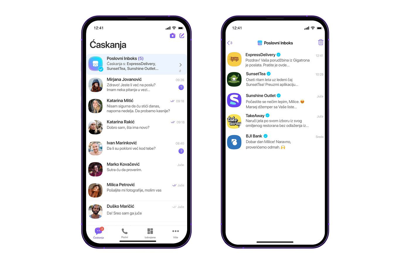 Business Inbox, Viber
