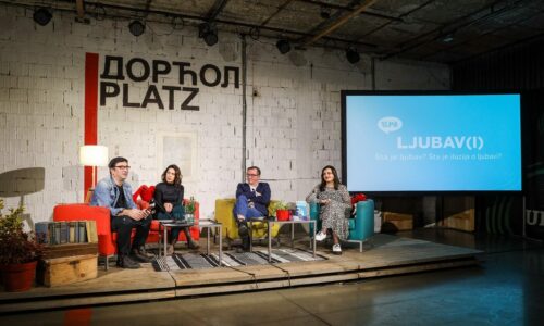 Na kafi sa psihologom - Ucesnici tribine Dragan Ilic, Ana Djordjevic, Ivan Lalic, Olivera MItic