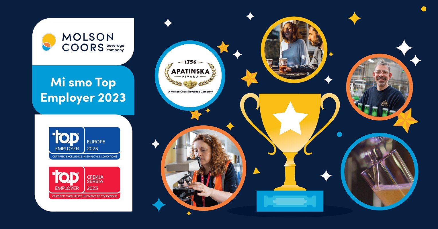 Apatinska pivara, sertifikat "Top Employer 2023."