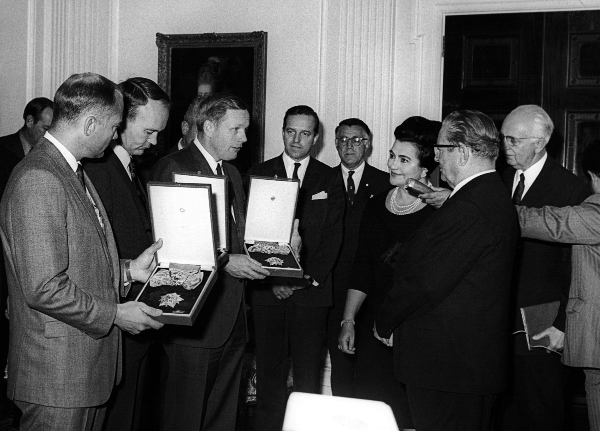 Riačrd Nikson u poseti Josip Broz Titu