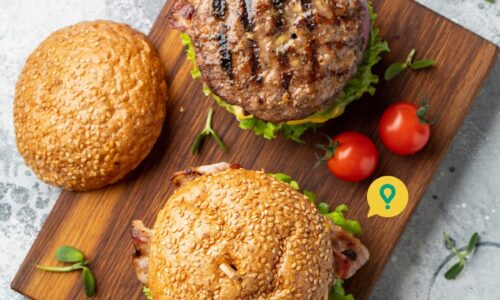 Glovo, burger, hrana