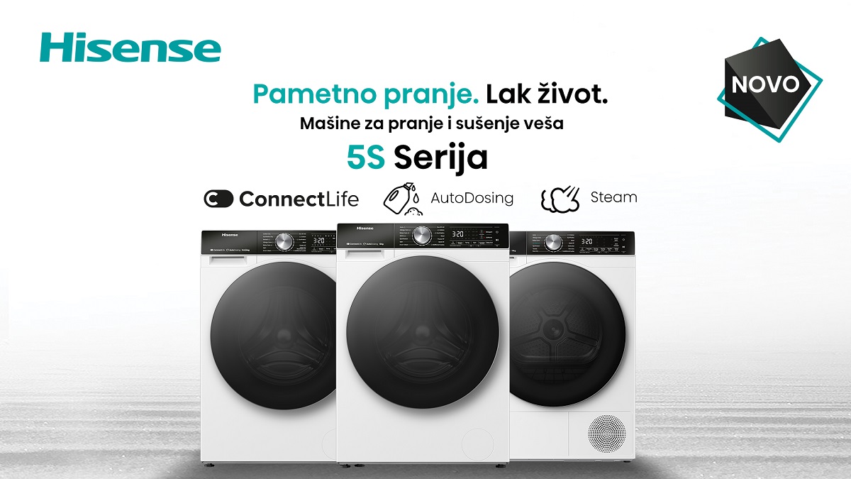 Hisense mašine, pranje i sušenje veša