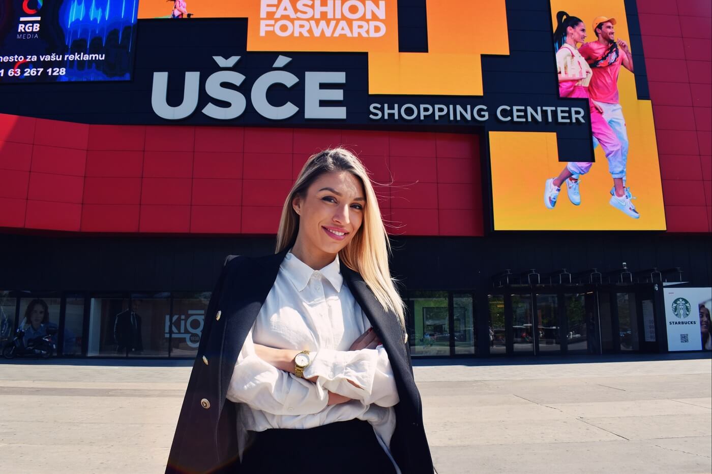 Aleksandra Grbić, Ušće Shopping centar