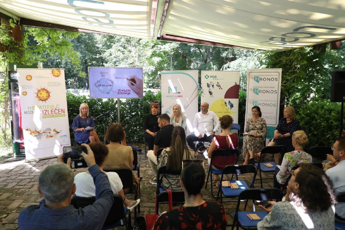 Ivana Dragojević_Hronos,prof dr Ivana Milošević, infektolog,dr Željko Popadić RFZO,dr Violeta Rakić,epidemiolog,dr Marija Ristić, medikalni onkolog