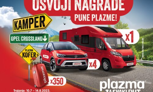 Velika letnja Plazma nagradna igra putovanje
