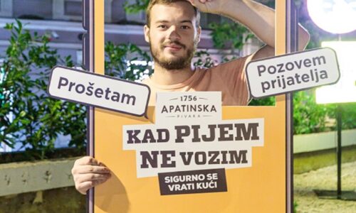 “Kad pijem, ne vozim”