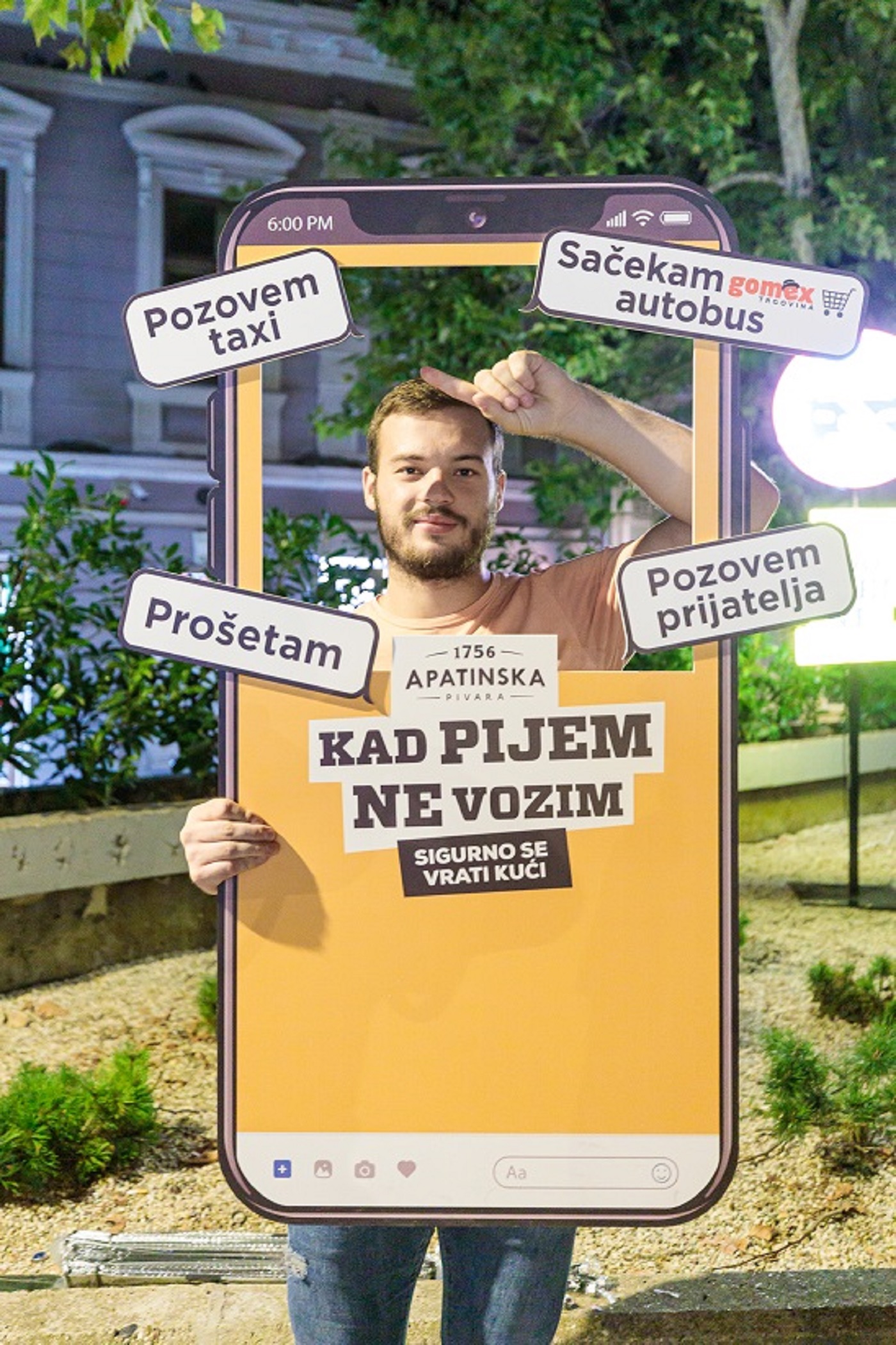 “Kad pijem, ne vozim”