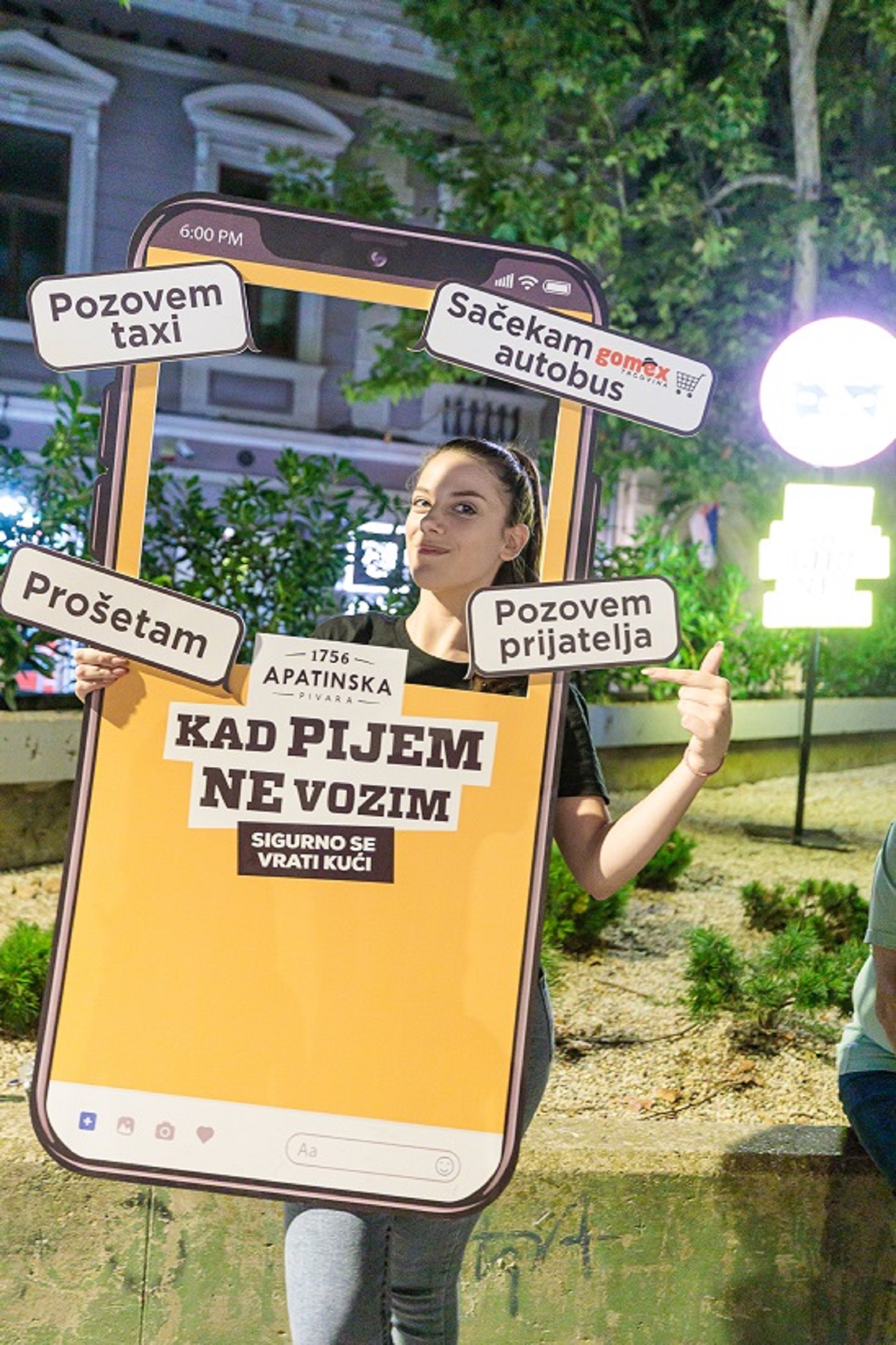 “Kad pijem, ne vozim”