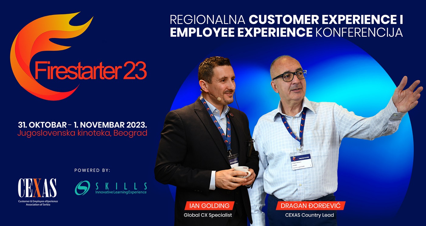 PRVA REGIONALNA CUSTOMER EXPERIENCE I EMPLOYEE EXPERIENCE KONFER