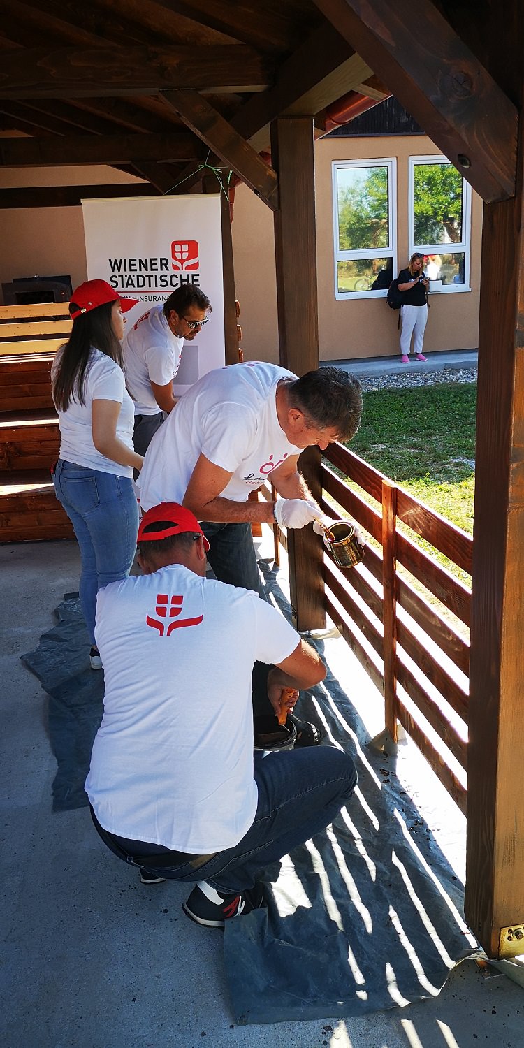 Wiener Städtische volonteri u zavrsnim radovima