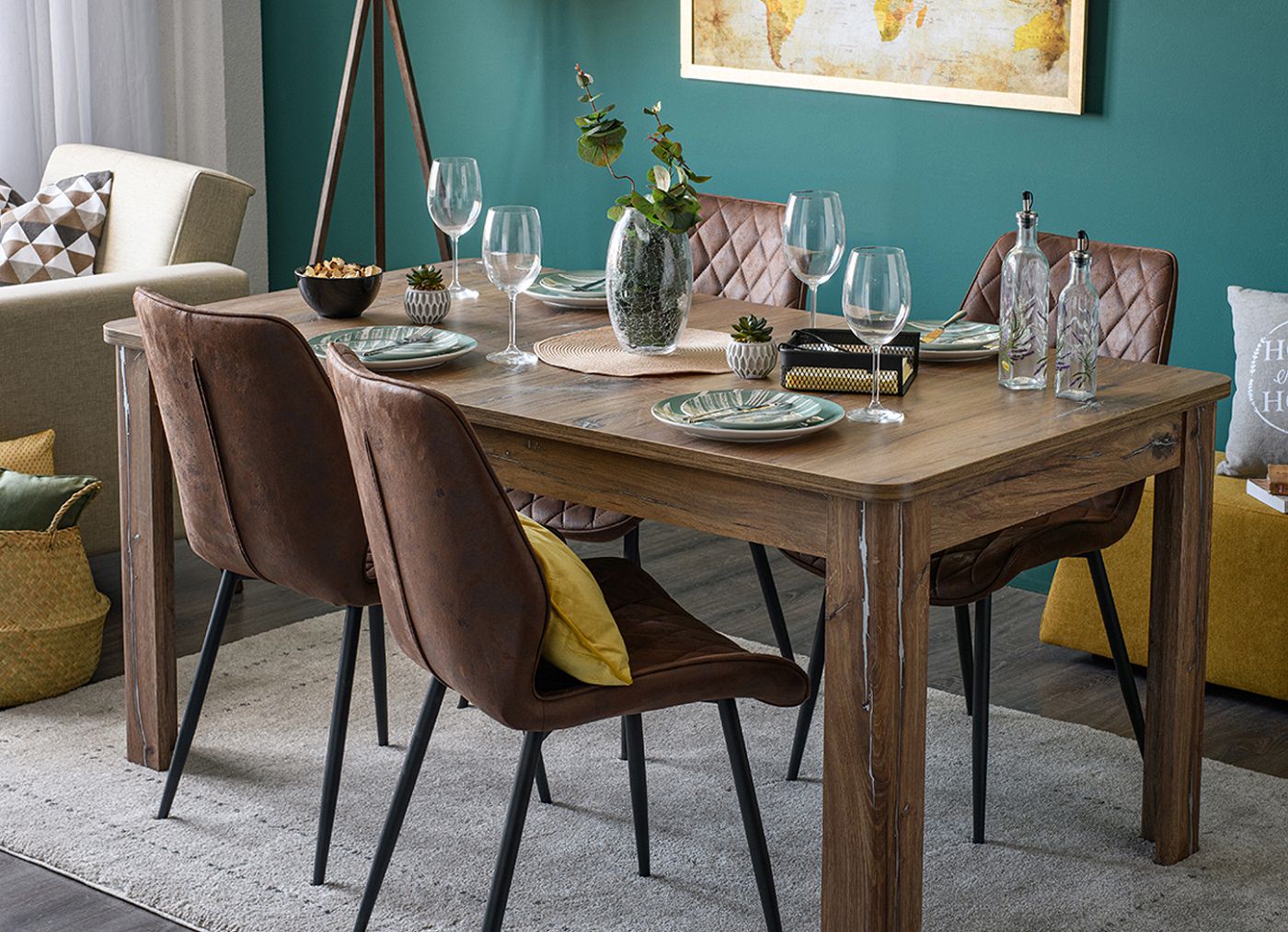 Trpezarija, drvo dekor