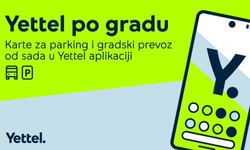 Plaćanje parkinga i gradskog prevoza i u Yettel aplikaciji