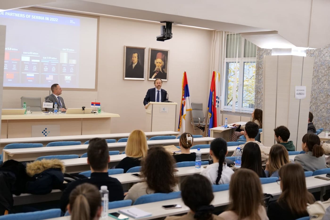 Predavanje nj.e. Emanuela Žiofrea na Ekonomskom fakultetu