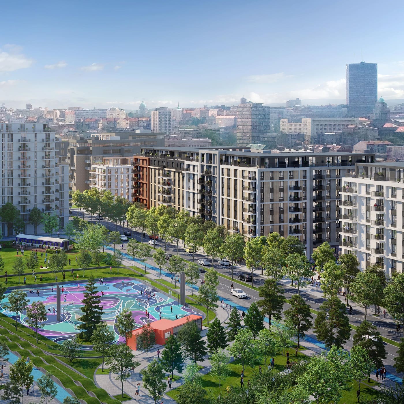 Ulice u Beogradu, Ulica Luke Ćelovića Trebinjca - BW