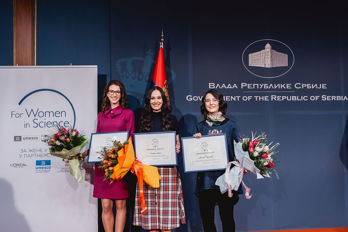 Dobitnice priznanja Za žene u nauci za 2023. godinu
