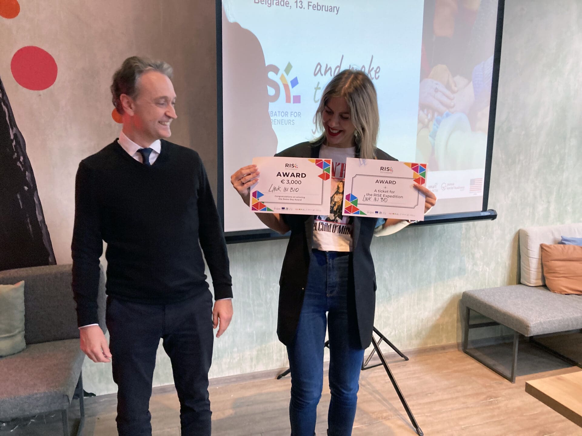 link in bioska, RISE program